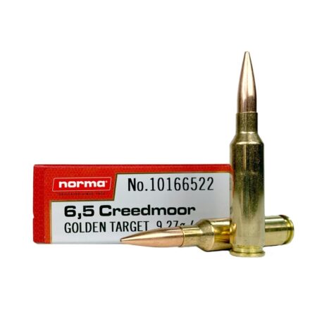 Norma Golden Target Match 6.5 Creedmoor 143 Gr. Hollow Point Boat Tail- Box of 20
