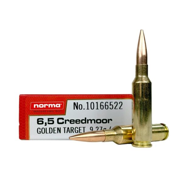 Norma Golden Target Match 6.5 Creedmoor 143 Gr. Hollow Point Boat Tail- Box of 20