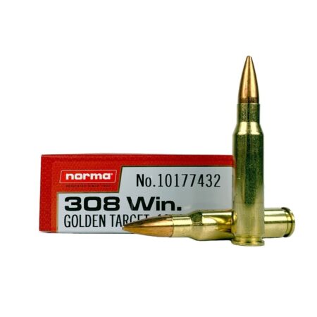 Norma Golden Target Match .308 Winchester 168 Gr. Hollow Point Boat Tail- Box of 20