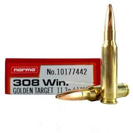 Norma Golden Target Match .308 Winchester 175 Gr. Hollow Point Boat Tail- Box of 20