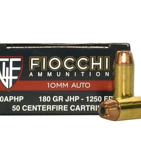 Fiocchi Shooting Dynamics 10mm Auto 180 Gr. Jacketed Hollow Point- Box of 50
