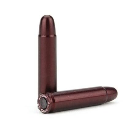 an image of the product A-ZOOM Action Proving Dummy Round, .30 Carbine, Snap Cap, Package of 2- 12225