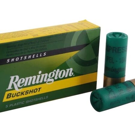 Remington Express 12 Gauge 2-3/4" 1 Buckshot 16 Pellets- Box of 5