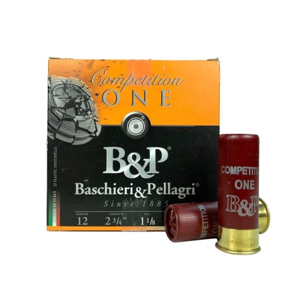 Baschieri & Pellagri Competition ONE 12 Gauge 2-3/4" 1-1/8 oz #7-1/2 Shot- Box of 25