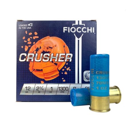 Fiocchi Crusher 12 Gauge 2-3/4" 1 oz #8 Lead Shot- Box of 25