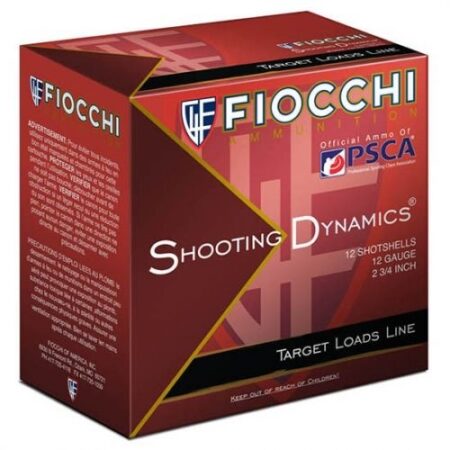 Fiocchi Target Line Heavy 12 Ga 2-3/4" 1 oz #8 Lead Shot- Box of 25