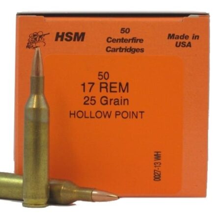 HSM Factory Blemish .17 Remington 25 Gr. Hollow Point- Box of 50