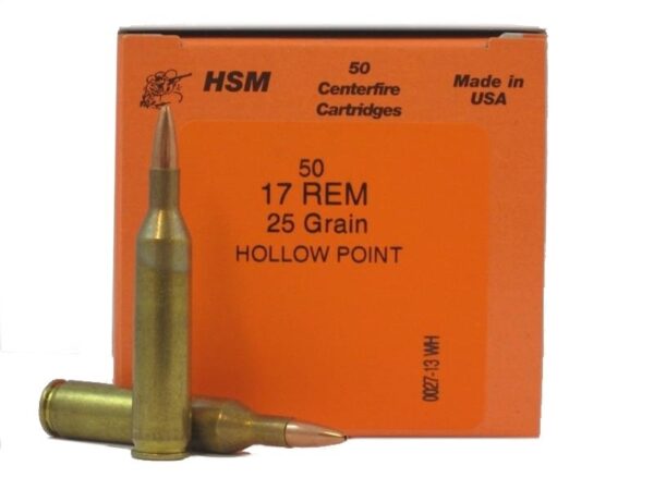 HSM Factory Blemish .17 Remington 25 Gr. Hollow Point- Box of 50