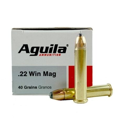 Aguila .22 Win Mag 40 Gr. Semi-Jacketed Soft Point- Box of 50