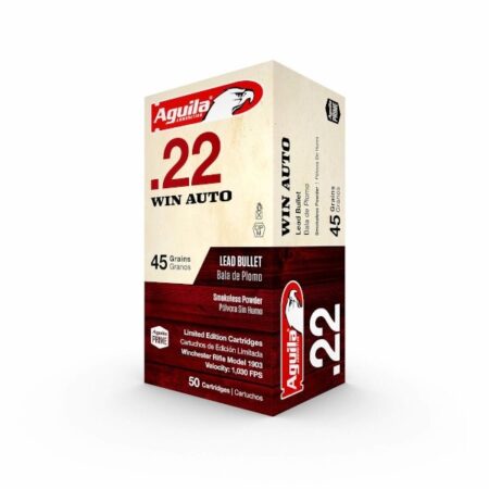 Aguila Limited Edition 1903 .22 Winchester Auto 45 Gr. Lead Round Nose- Box of 50