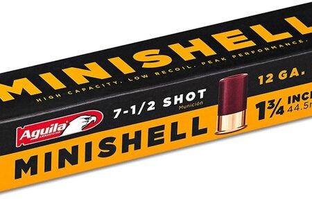 Aguila Minishell 12 Gauge 1-3/4" 5/8 oz #7-1/2 Shot- Box of 20