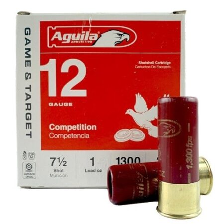 Aguila Competition Target 12 Gauge 2-3/4" 1 oz #7-1/2 Shot- Box of 25