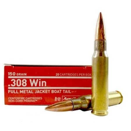 Aguila .308 Winchester 150 Gr. Full Metal Jacket Boat Tail- Box of 20