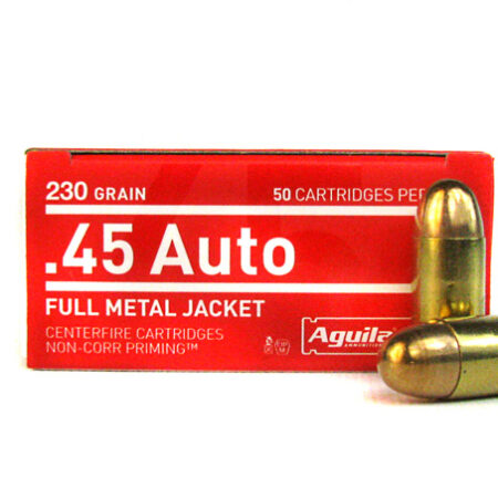 Aguila .45 ACP 230 Gr. Full Metal Jacket- Box of 50