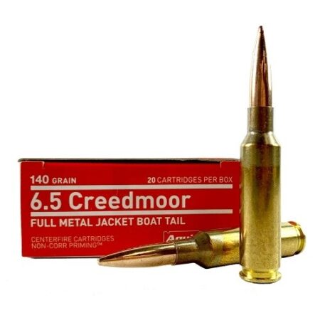 Aguila 6.5 Creedmoor 140 Gr. Full Metal Jacket Boat Tail- Box of 20
