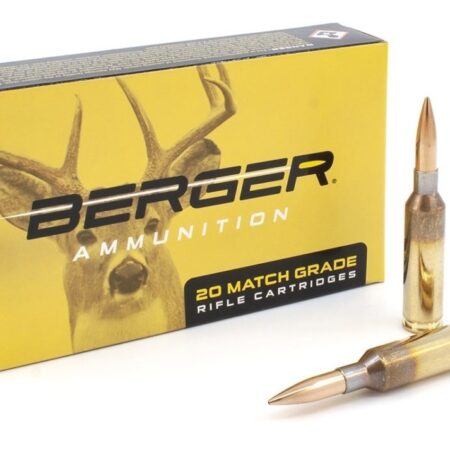 Berger Match Grade 6mm Creedmoor 95 Gr. Classic Hunter Jacketed Hollow Point- Box of 20
