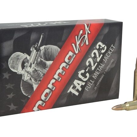 Norma USA TAC-223 .223 Remington 55 Gr. Full Metal Jacket- Box of 20
