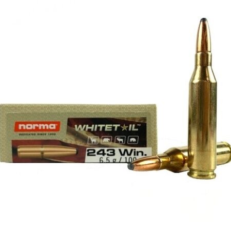 Norma Whitetail .243 Winchester 100 Gr. Jacketed Soft Point- Box of 20