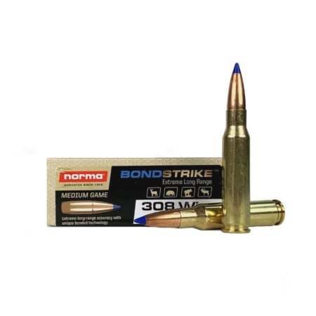 Norma BondStrike .308 Winchester 180 Gr. Polymer Tip Boat Tail- Long Range- Box of 20