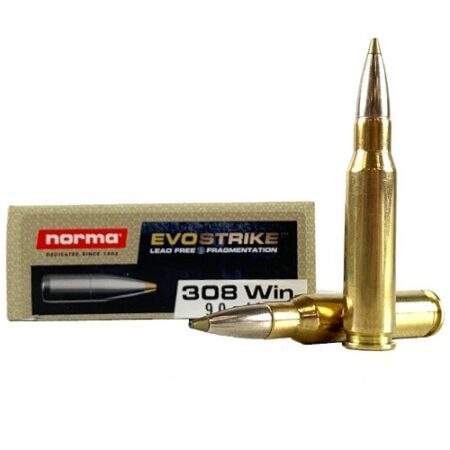 Norma EvoStrike .308 Winchester 139 Gr. Polymer Tip Boat Tail- Lead Free- Box of 20