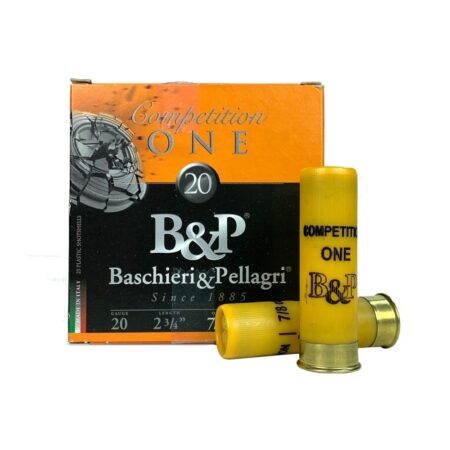Baschieri & Pellagri Competition ONE 20 Gauge 2-3/4" 7/8 oz #9 Shot- Box of 25