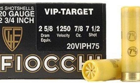 Fiocchi Exacta Target 20 Gauge 2-3/4" 7/8 oz #7-1/2 Shot- Case of 250