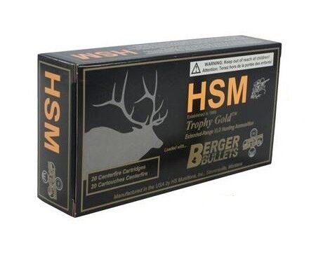 HSM Trophy Gold .218 Bee 40 Gr. Berger Match Varmint Hollow Point- Box of 20