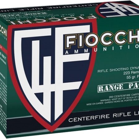 Fiocchi .223 Remington 55 Gr. Full Metal Jacket- Range Pack of 200
