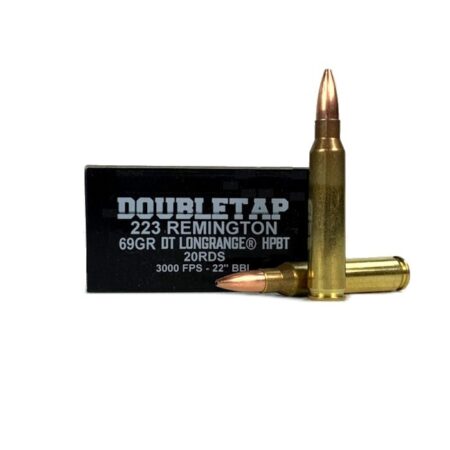 Doubletap .223 Remington 69 Gr. DT Long Range Hollow Point Boat Tail- Box of 20