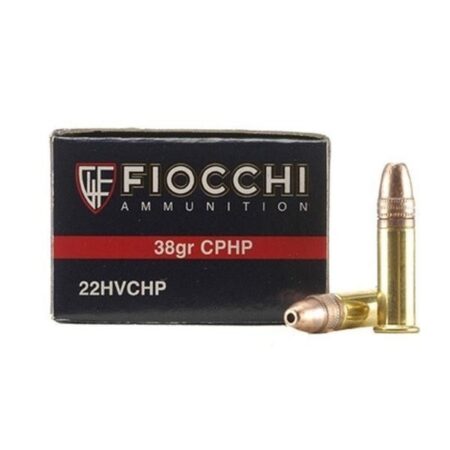 Fiocchi Shooting Dynamics .22 Long Rifle 38 Gr. Plated Lead Hollow Point- Box of 50