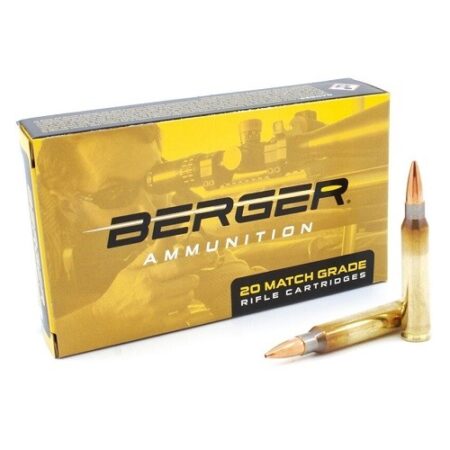 Berger Match Grade .223 Remington 73 Gr. Hollow Point Boat Tail Target- Box of 20