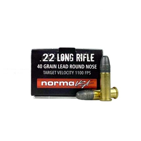 Norma USA TAC-22 .22 Long Rifle 40 Gr. Lead Round Nose- Box of 50