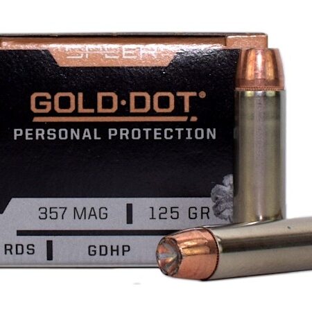 Speer Gold Dot Personal Protection .357 Magnum 125 Gr. Gold Dot Jacketed Hollow Point- Box of 20