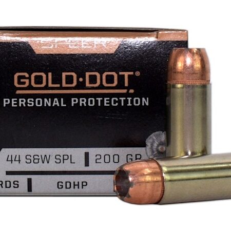 Speer Gold Dot Personal Protection .44 Special 200 Gr. Gold Dot Jacketed Hollow Point- Box of 20