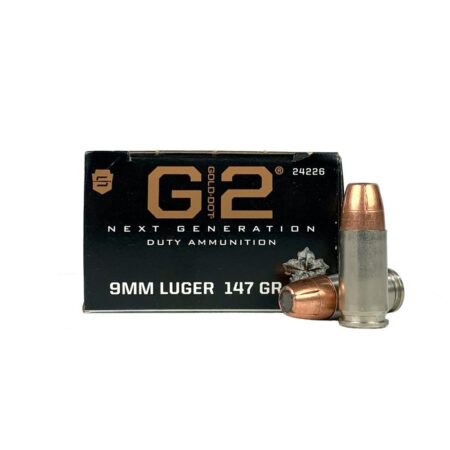 Speer Gold Dot Next Generation G2 9mm Luger 147 Gr. G2 Gold Dot Jacketed Hollow Point- Box of 20