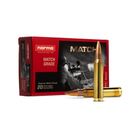 Norma Golden Target Match Grade .223 Remington 69 Gr. Hollow Point Boat Tail- Box of 20