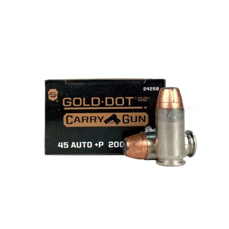 Speer Gold Dot G2 Carry Gun .45 ACP +P 200 Gr. Gold Dot Jacketed Hollow Point- Box of 20