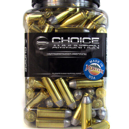 Choice Ammunition Cowboy Action .45 Colt 250 Gr. Round Nose Flat Point Lead- Jug of 200