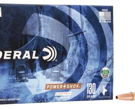 Federal Power-Shok .270 Winchester 130 Gr. Copper Hollow Point- Lead-Free- Box of 20
