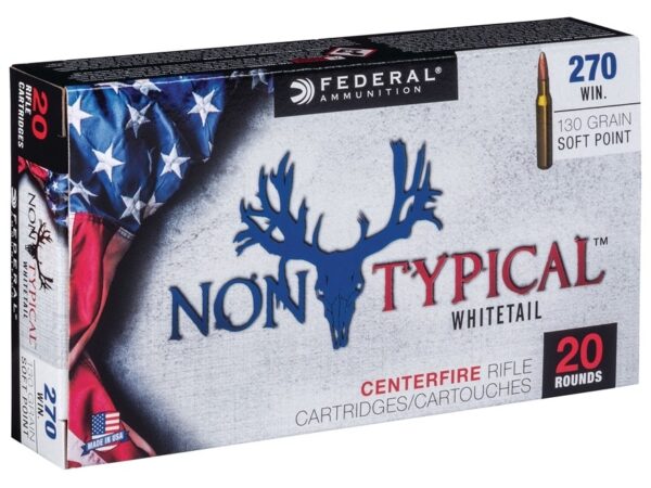 Federal Non-Typical .270 Winchester 130 Gr. Soft Point- Box of 20