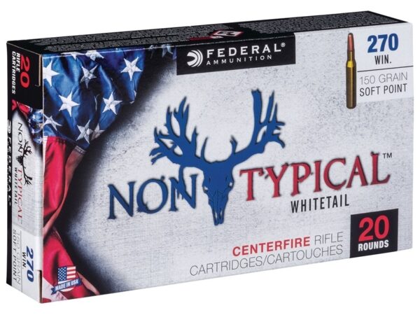 Federal Non-Typical .270 Winchester 150 Gr. Soft Point- Box of 20