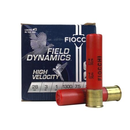 Fiocchi Field Dynamics High Velocity 28 Gauge 3" 1 oz #7.5 Shot- Box of 25
