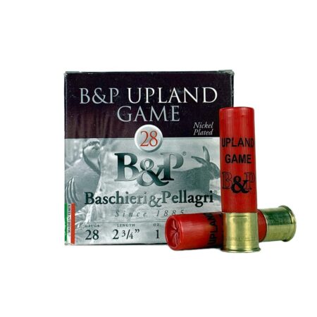 Baschieri & Pellagri 28 Gauge 2-3/4" 1 oz #5 Nickel Plated- Box of 25