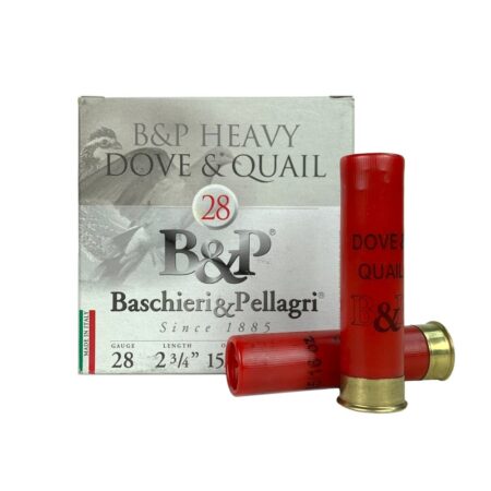 Baschieri & Pellagri Heavy Dove & Quail 28 Gauge 2-3/4" 15/16 oz #6 Shot- Box of 25