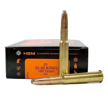 HSM Factory Blemish .30-40 Krag 180 Gr. Round Nose- Box of 20