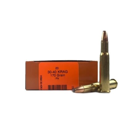 HSM .30-40 Krag 170 Gr. Flat Nose- Box of 20