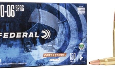 Federal Power-Shok 30-06 Springfield 150 Gr. Copper Hollow Point- Lead-Free- Box of 20