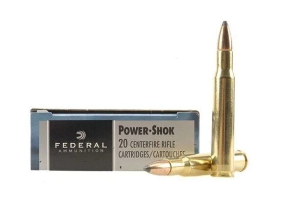 Federal Power-Shok 30-06 Springfield 125 Gr. Jacketed Soft Point- Box of 20