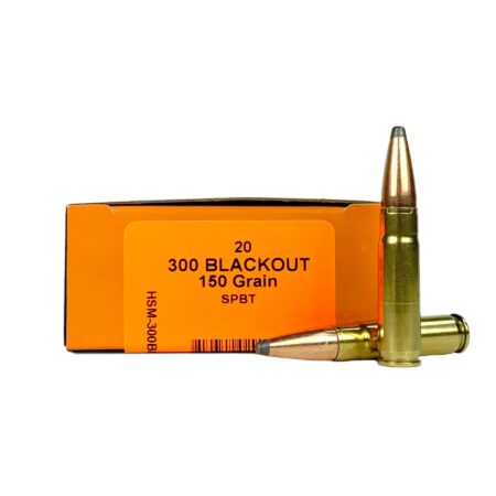 HSM Factory Blemish .300 AAC Blackout 150 Gr. Sierra Soft Point- Box of 20