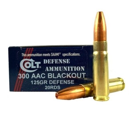 Doubletap Colt Defense .300 AAC Blackout 125 Gr. Defense Hollow Point- Box of 20